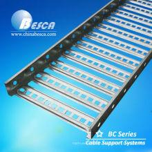 Acier pré galvanisé 150 300 450 600 Type perforé Ladder Cable Tray